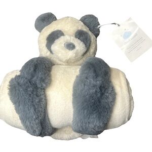Cloud Island Plush Toy Panda And Blanket New With Tag Baby Blankie Nursery NWT